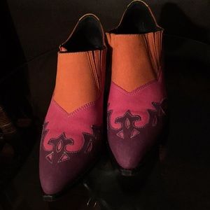 Vintage multi colored botties
